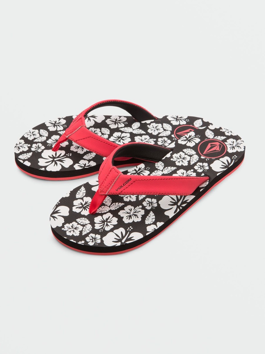 Girls Volcom | Girls Vicky Sandals Electric Coral