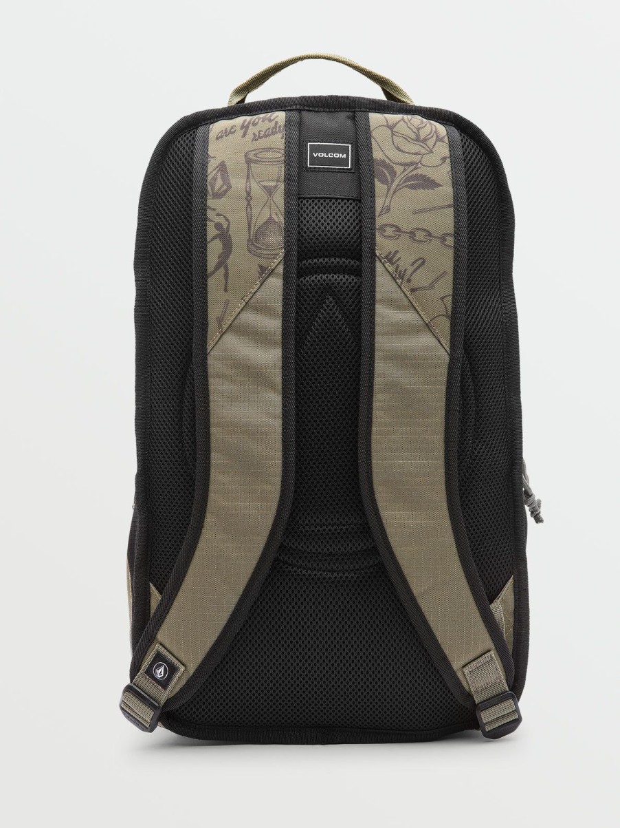 Men Volcom Bags & Backpacks | Hardbound Backpack Olive