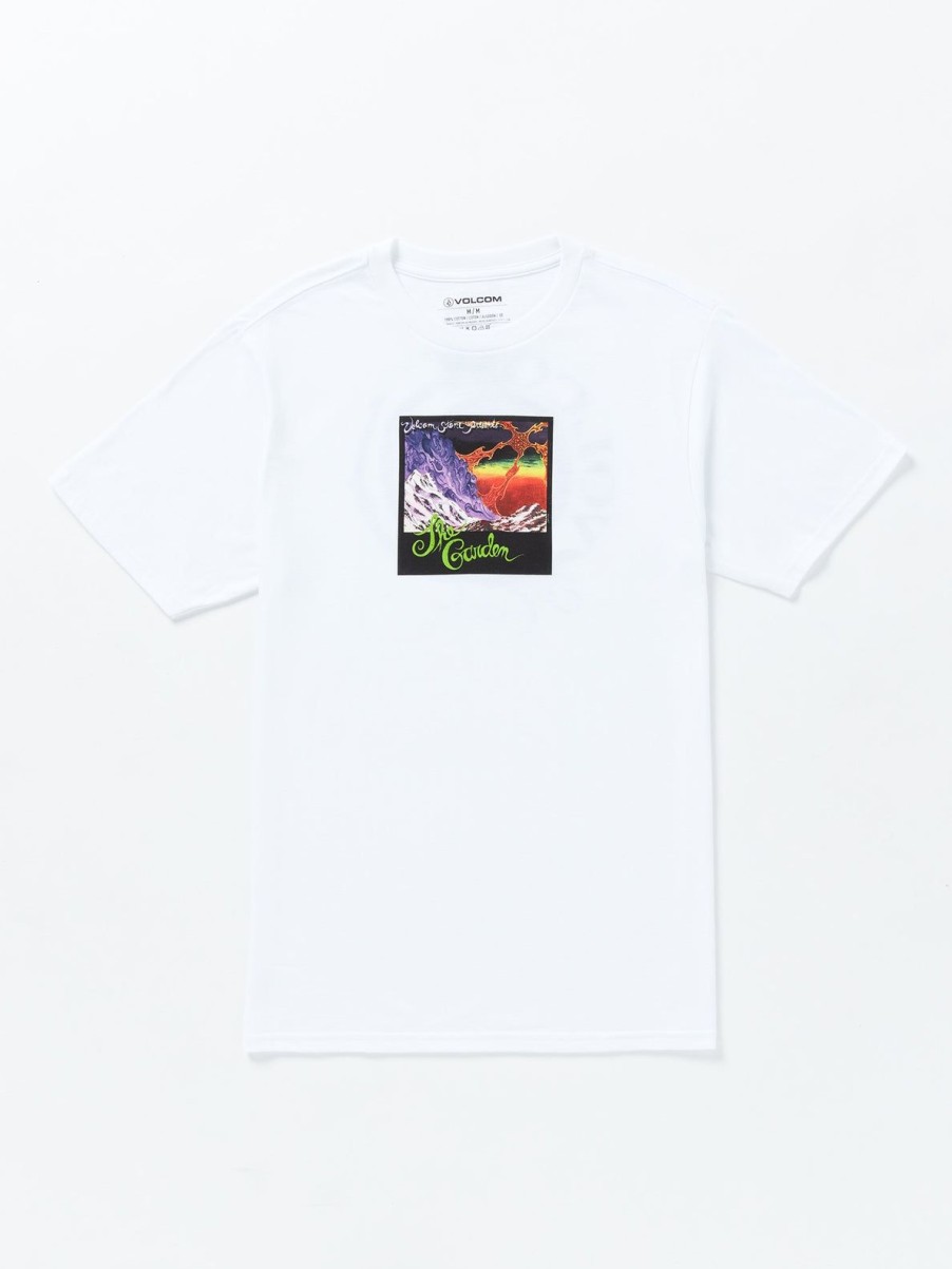 Men Volcom T-Shirts & Tanks | Volcom Entertainment The Garden Short Sleeve Tee White