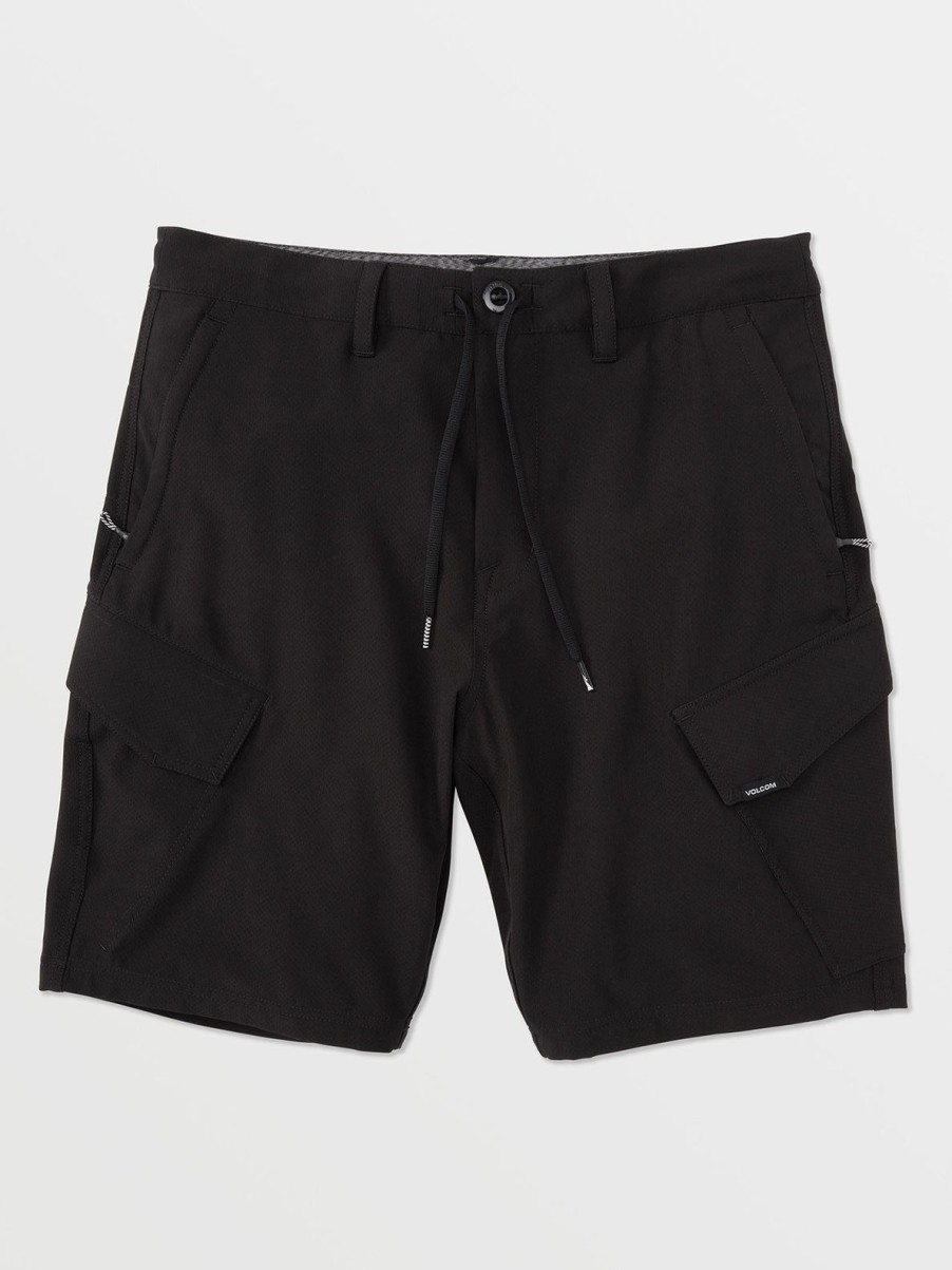 Men Volcom Shorts | Country Days Hybrid Shorts Black