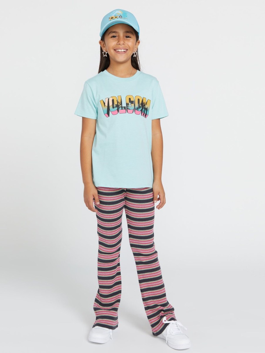 Girls Volcom T-Shirts & Tanks | Girls Last Party Tee Glacier Blue