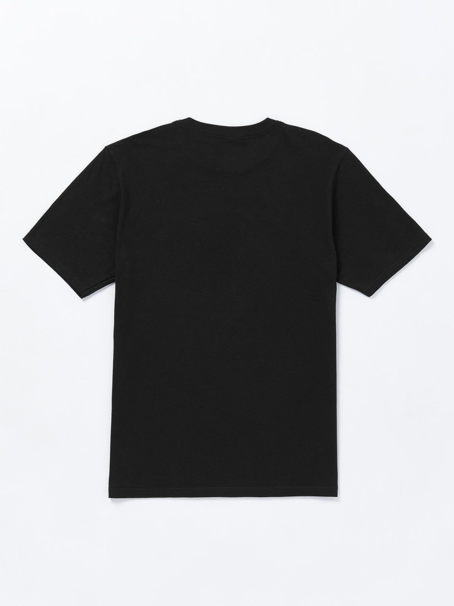 Men Volcom T-Shirts & Tanks | Thundertaker Short Sleeve Tee Black