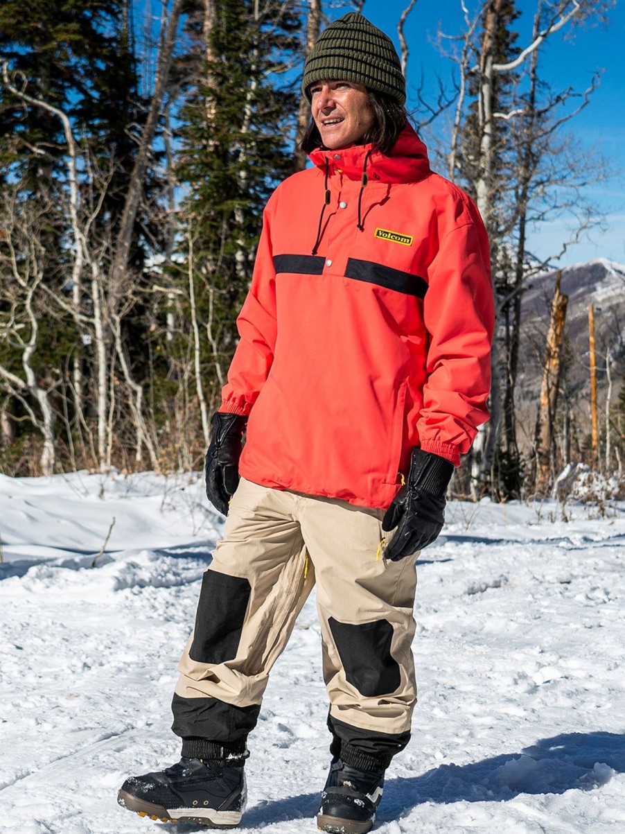 Men Volcom Pants | Mens Longo Gore-Tex Pants Khakiest