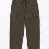 Boys Volcom Pants | Big Boys March Cargo Elastic Waist Pants Wren