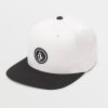 Men Volcom Hats & Beanies | Quarter Twill Hat Whitecap Grey