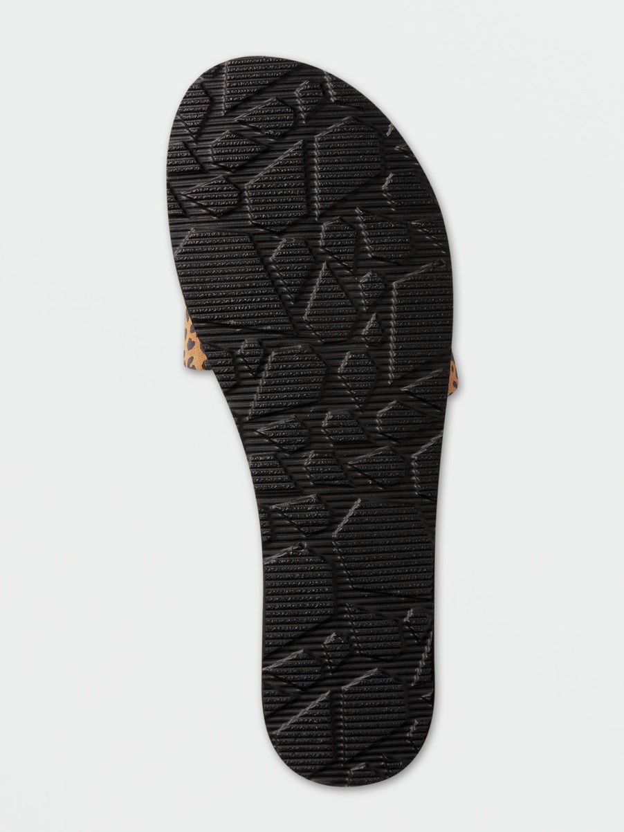 Women Volcom Sandals | Simple Slide Sandals Cheetah