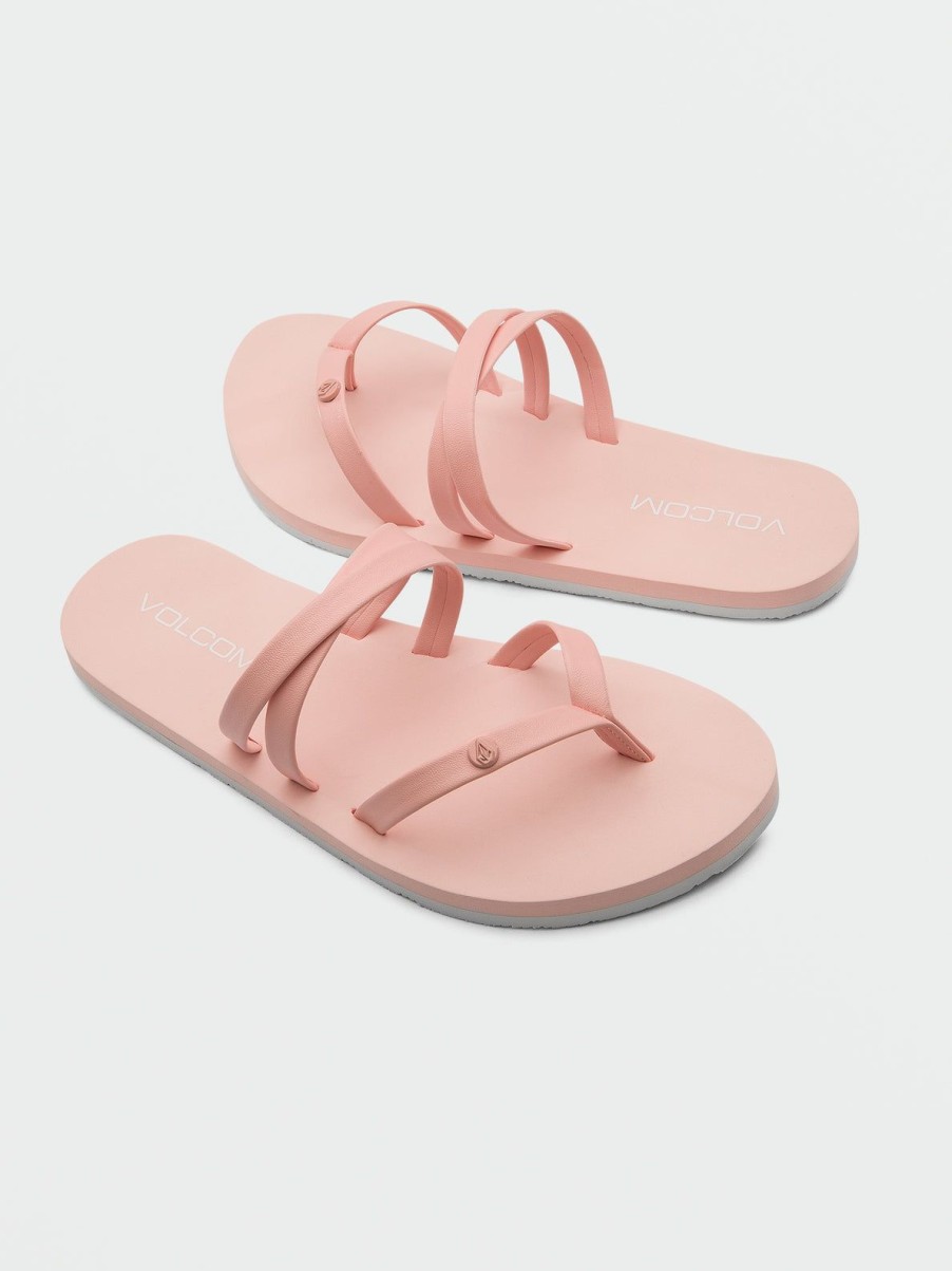 Girls Volcom | Girls Easy Breezy Big Youth Sandals Melon