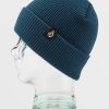 Women Volcom Beanies | Womens V.Co Baseline Beanie Blue