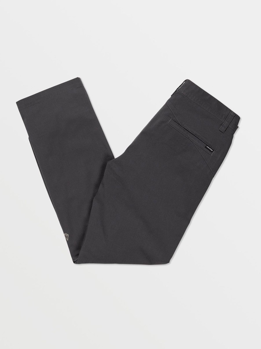 Men Volcom Golf | Frickin Modern Stretch Chino Pants Charcoal