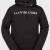 Men Volcom Layering | Mens Core Hydro Fleece Hoodie Black