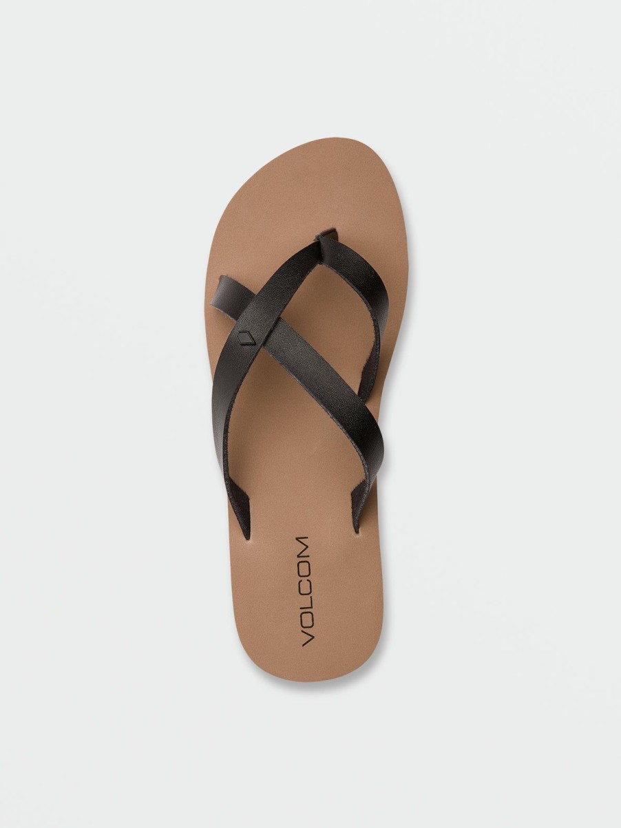 Women Volcom Sandals | Stone 2 Step Sandals Black