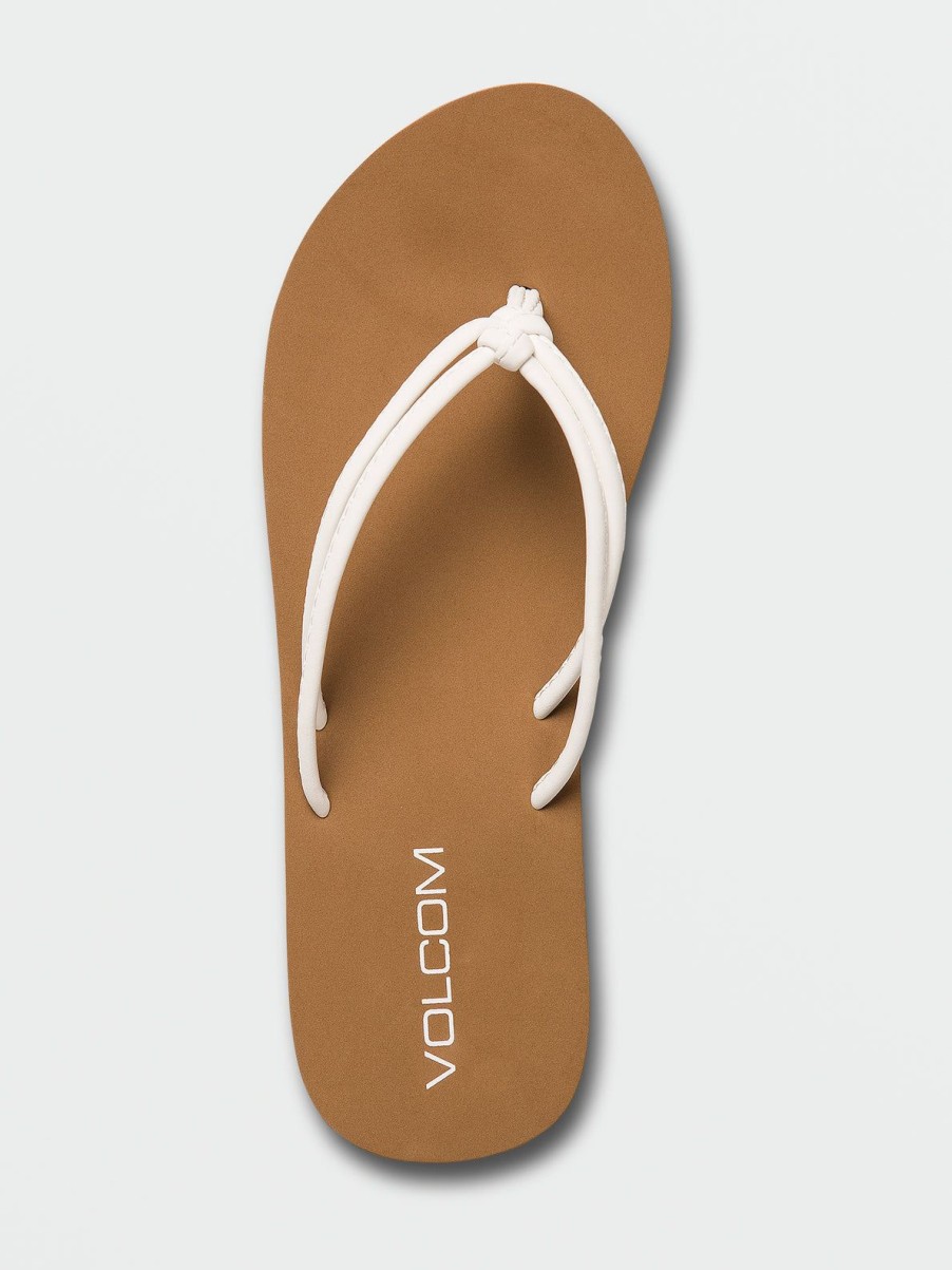 Girls Volcom | Girls Forever And Ever Sandals Star White