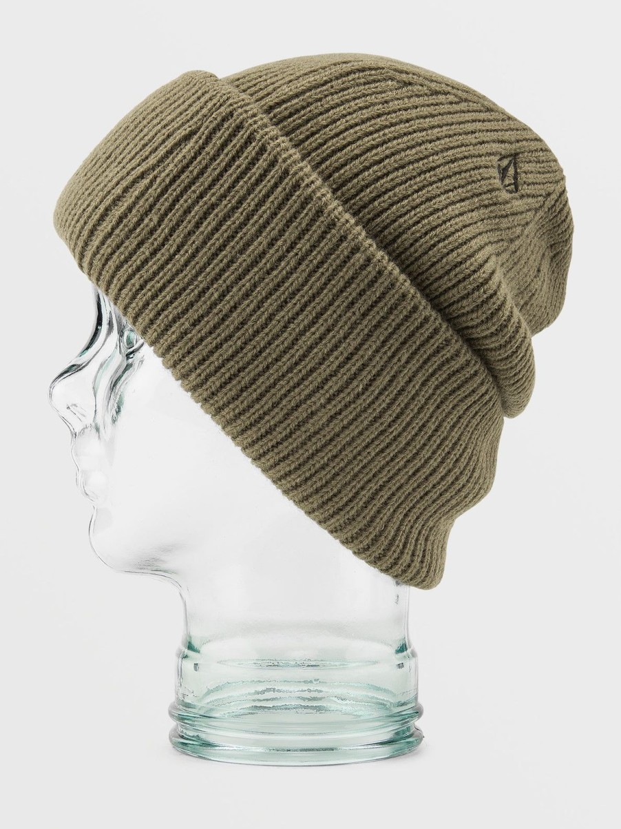 Men Volcom Beanies | Mens Roller Beanie Teak