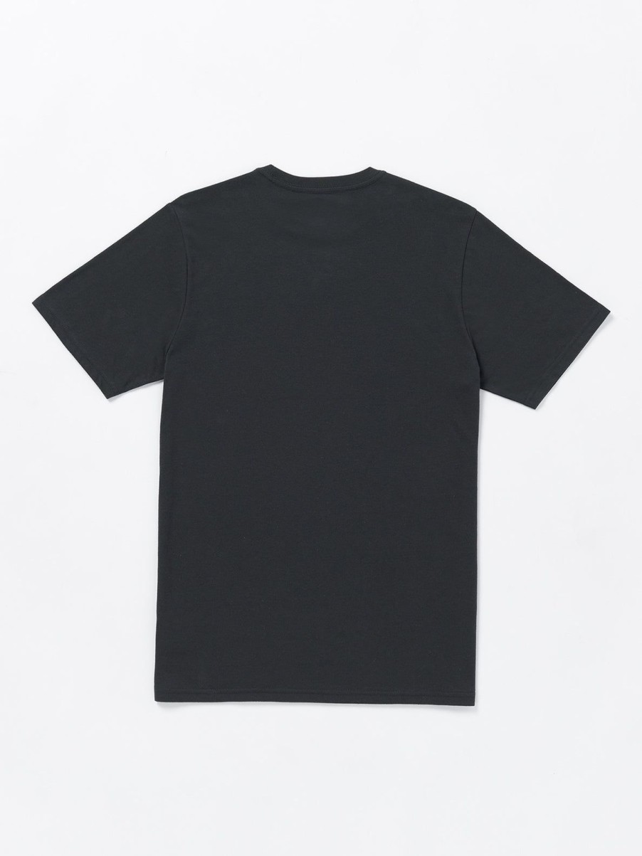 Men Volcom T-Shirts & Tanks | Ratso Short Sleeve Tee Washed Black Heather