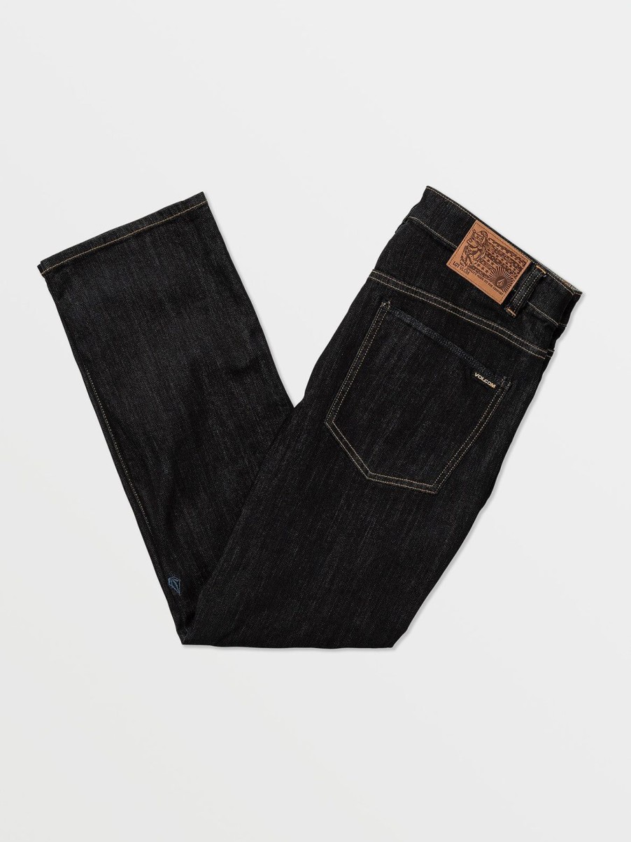 Men Volcom Jeans | Solver Modern Fit Jeans Rinse