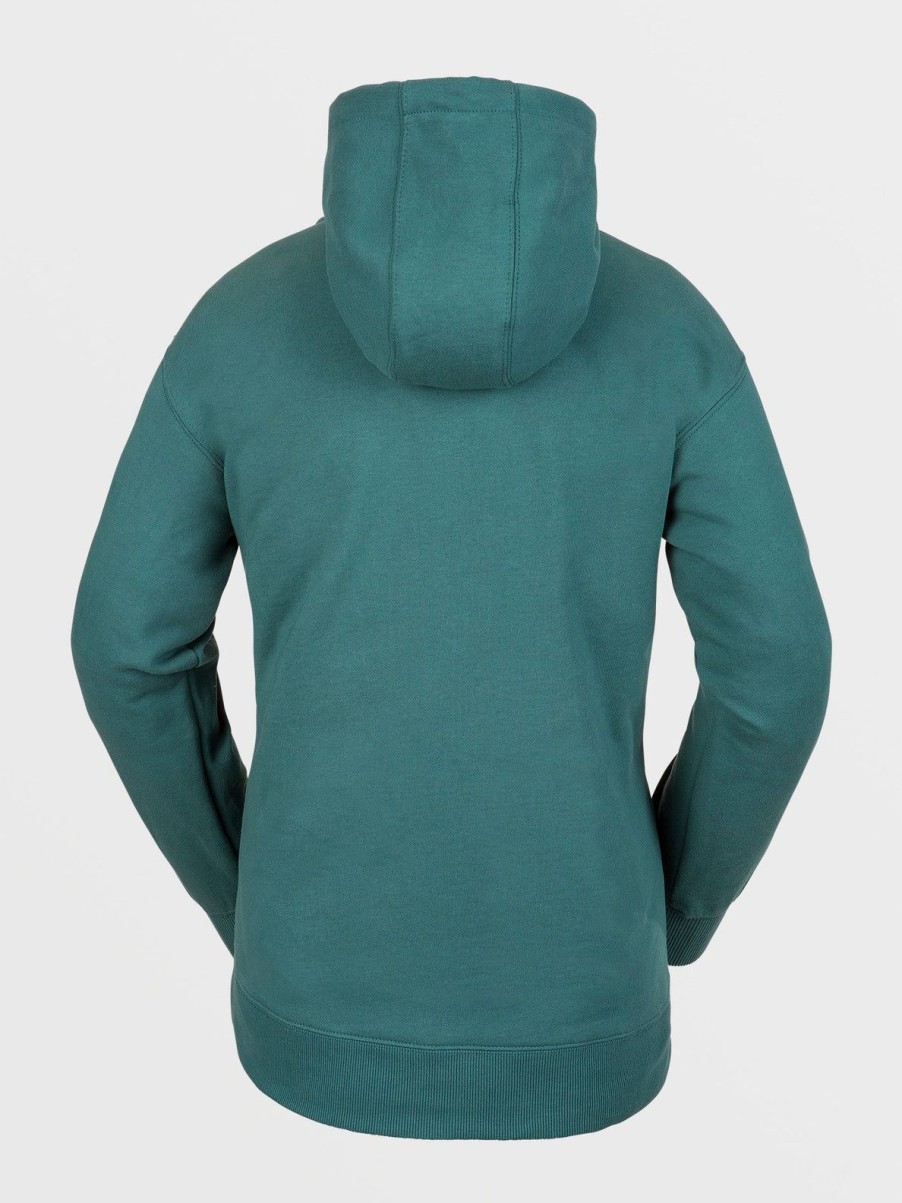 Women Volcom Hoodies & Sweatshirts | Womens Costus Pullover Fleece Balsam