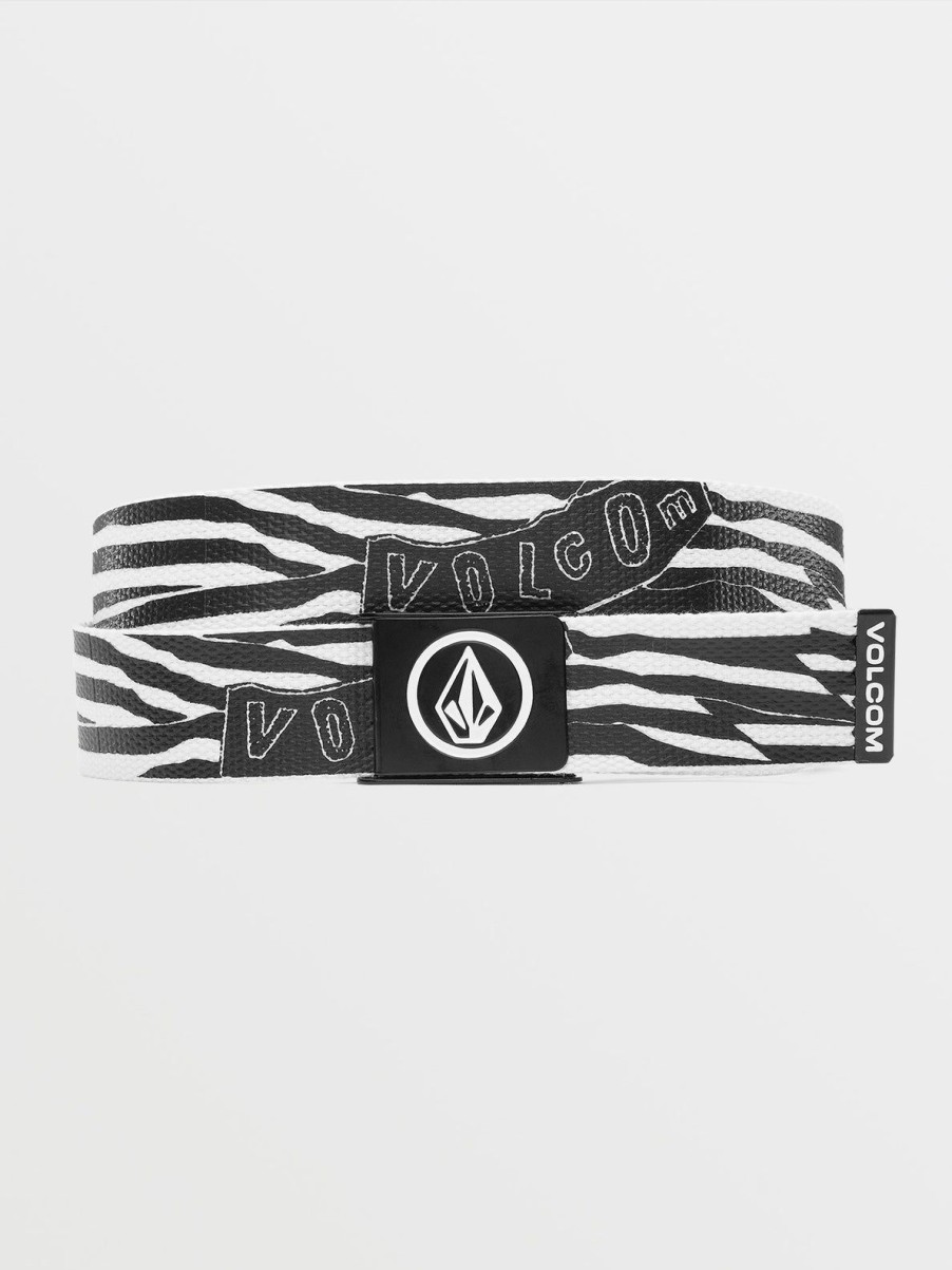 Men Volcom Belts & Wallets | Circle Web Belt Off White