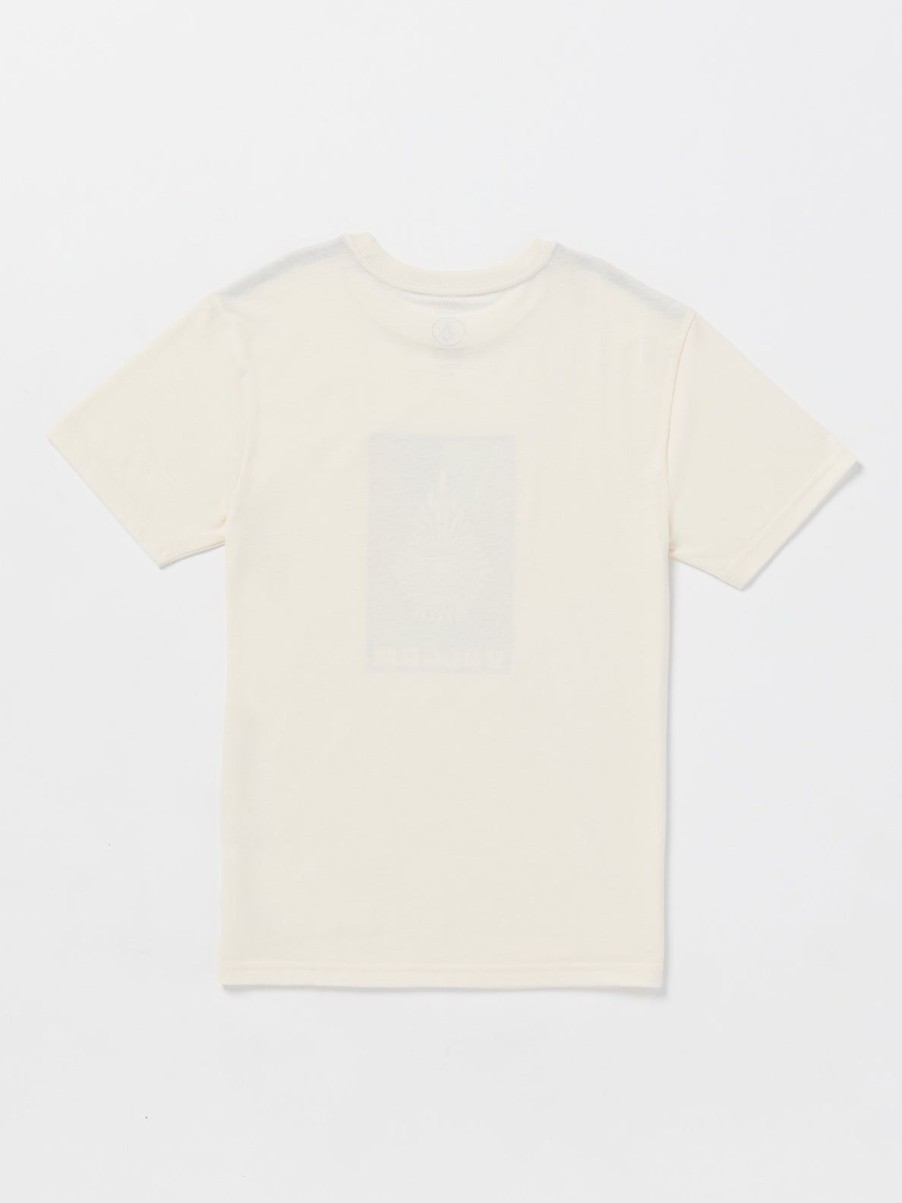 Kids Volcom | Little Boys Mosiac Short Sleeve Tee - Off White Heater Off White Heather