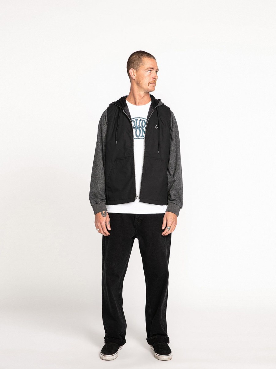 Men Volcom Jackets | Volblaster Jacket Black