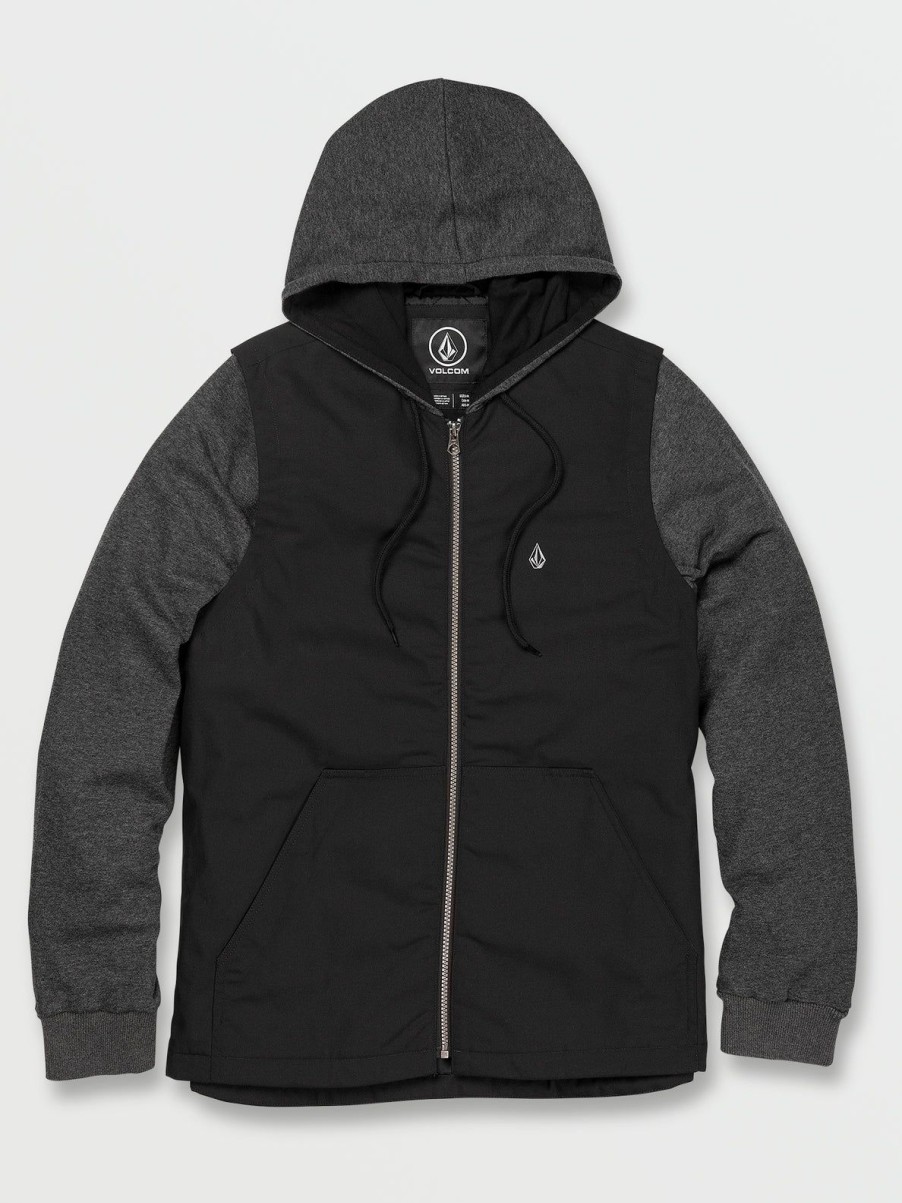 Men Volcom Jackets | Volblaster Jacket Black