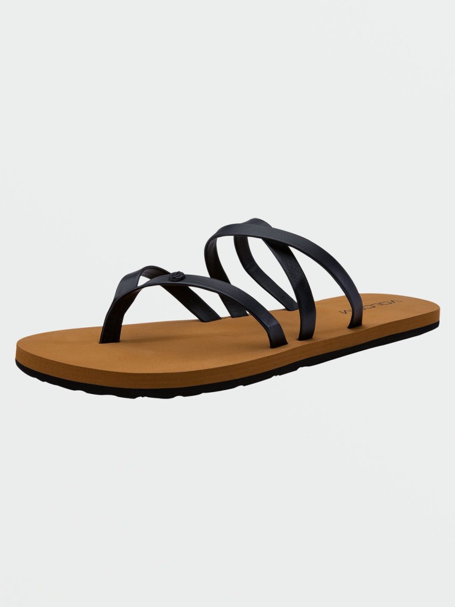 Women Volcom Sandals | Easy Breezy Ii Sandals Black