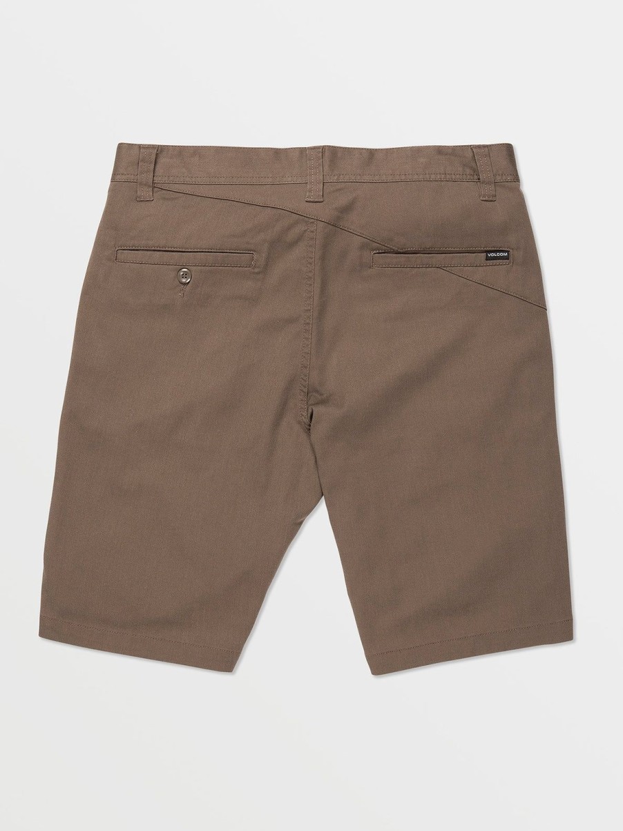 Men Volcom Shorts | Frickin Modern Stretch Chino Shorts Mushroom