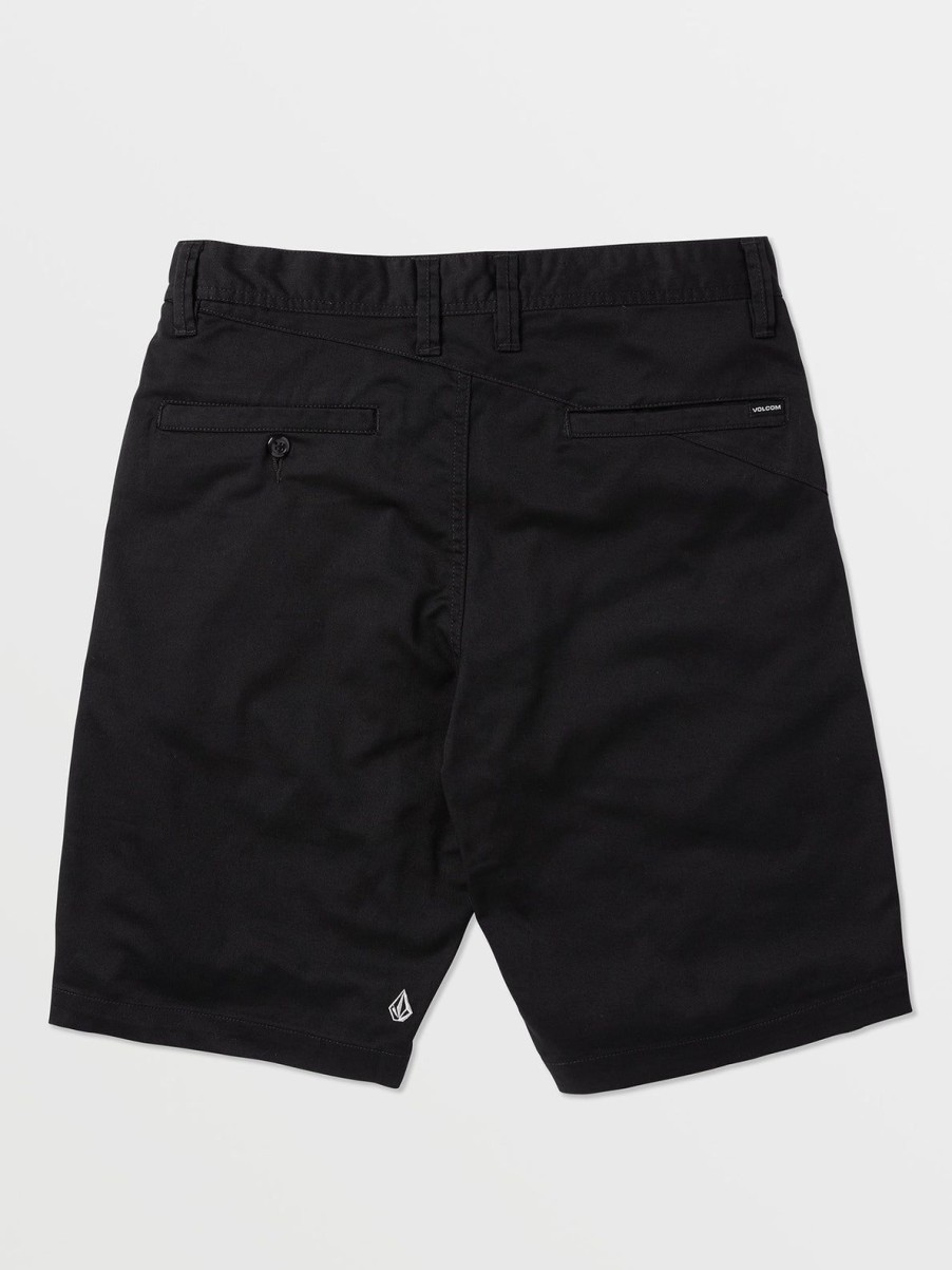 Men Volcom Shorts | Frickin Modern Stretch Chino Shorts Black