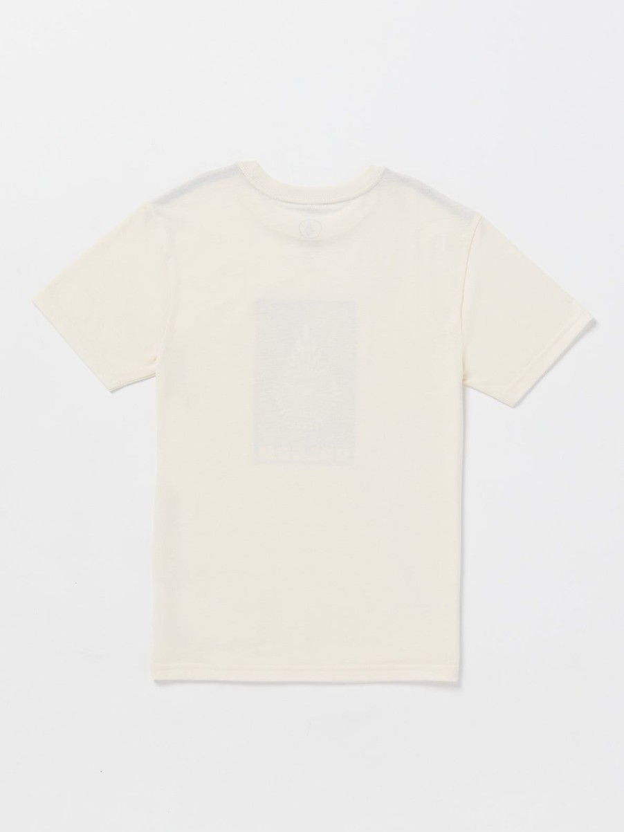 Kids Volcom | Big Boys Mosiac Short Sleeve Tee - Off White Heater Off White Heather