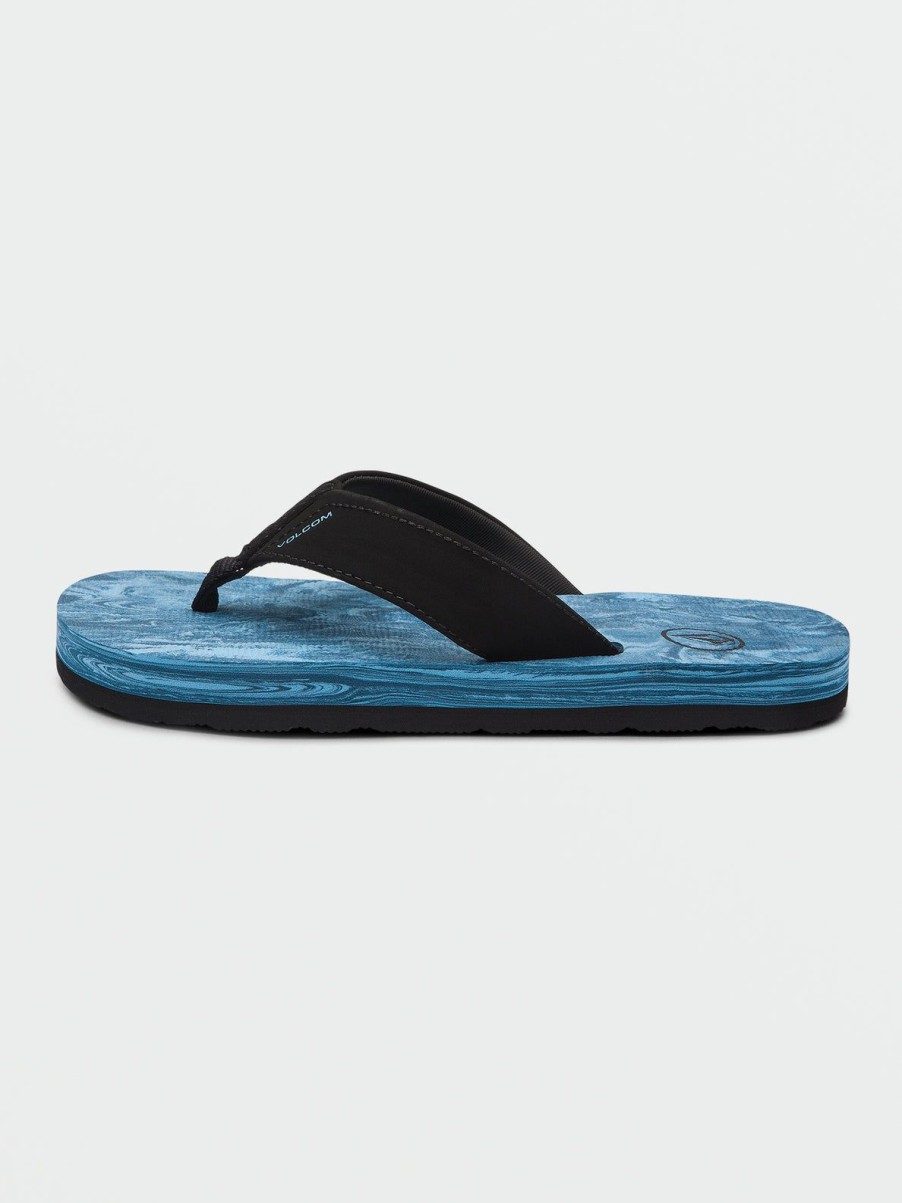 Boys Volcom | Little Boys Victor Big Youth Sandals Aged Indigo