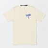 Men Volcom T-Shirts & Tanks | After Burner Short Sleeve Tee - Off White Heater Off White Heather