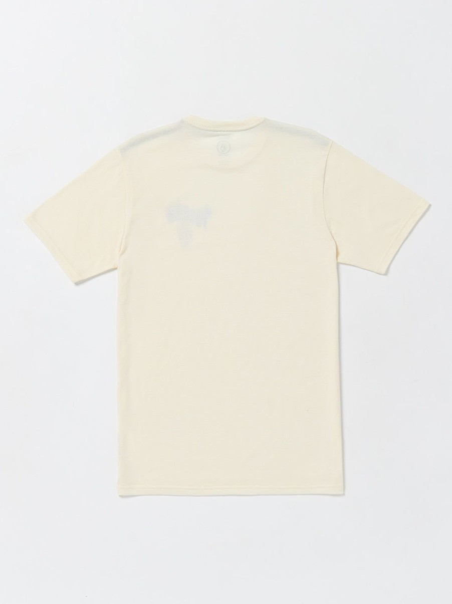 Men Volcom T-Shirts & Tanks | After Burner Short Sleeve Tee - Off White Heater Off White Heather