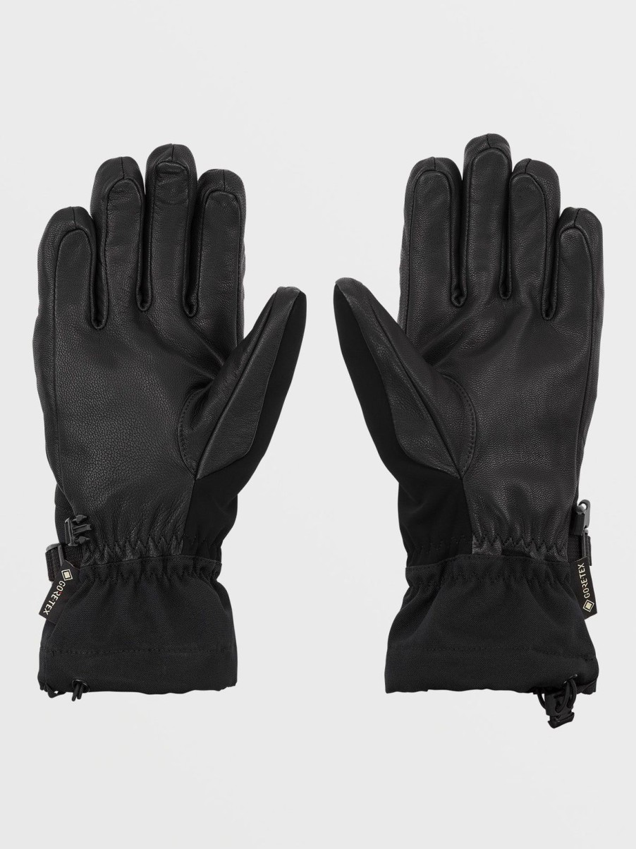 Women Volcom Gloves & Mitts | Womens Skye Gore-Tex Over Gloves Black