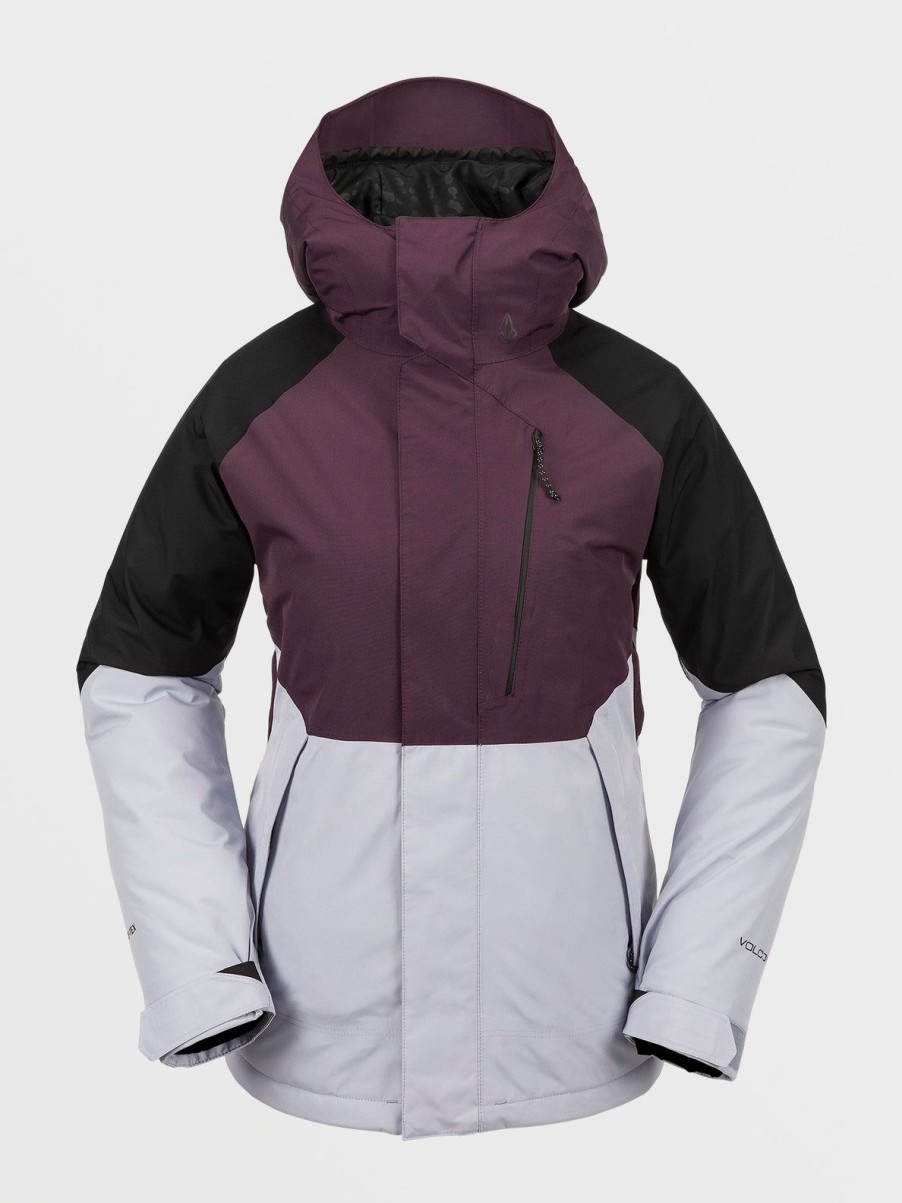 Women Volcom Jackets | Womens V.Co Aris Insulated Gore Jacket Blackberry