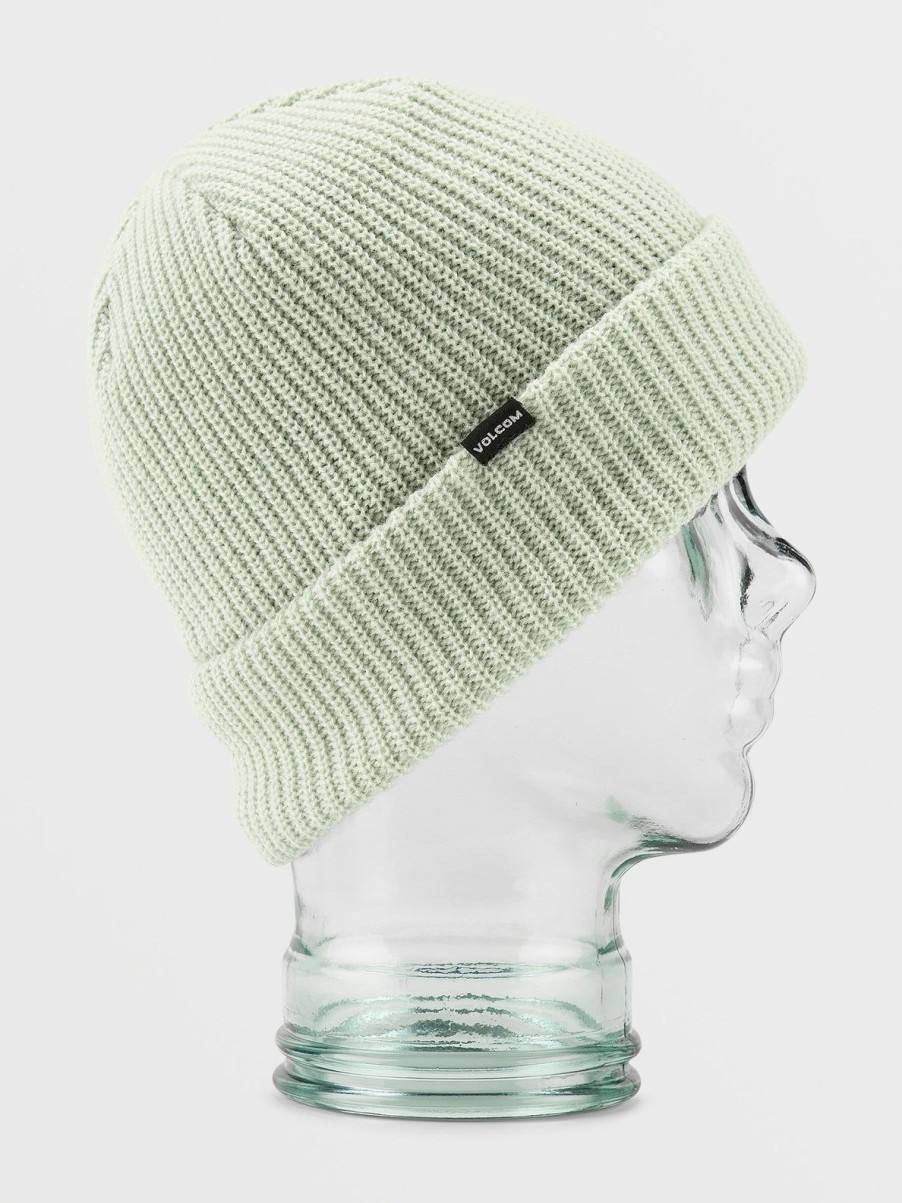 Men Volcom Hats & Beanies | Sweep Lined Beanie Sage Frost