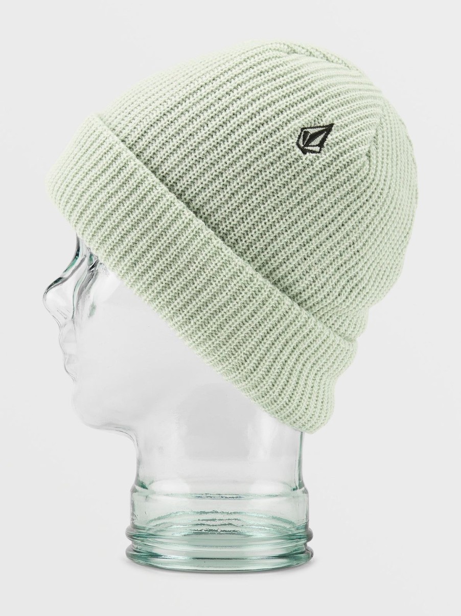 Men Volcom Hats & Beanies | Sweep Lined Beanie Sage Frost