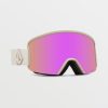 Men Volcom Goggles | Garden Goggle - Khakiest/Sand/Chrome+Bl Pink