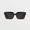 Men Volcom Accessories | Domeinator Sunglasses/Gray Polar Gloss Darkside