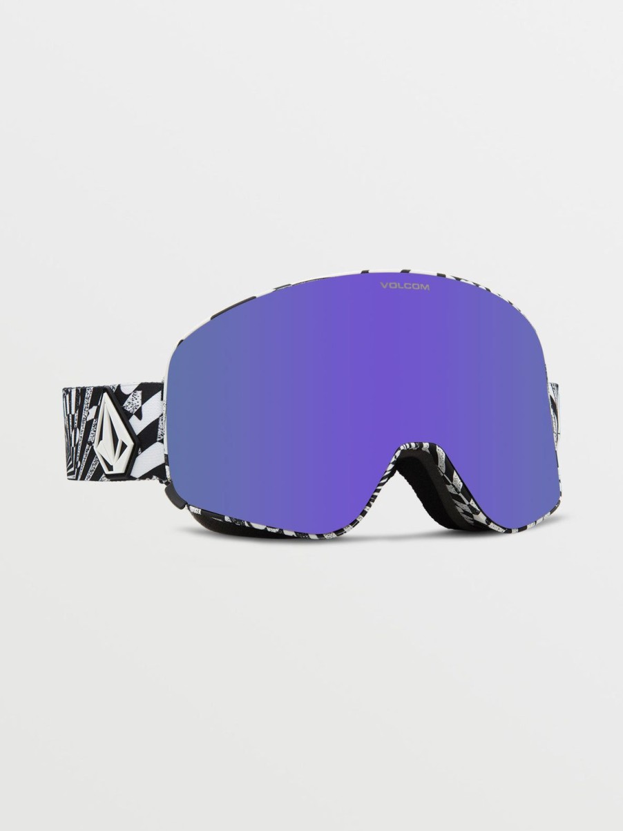 Men Volcom Accessories | Odyssey Goggle - Op Art/Chrome+Bl Purple