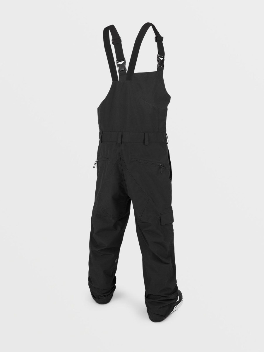 Men Volcom Pants | Mens V.Co Sparta Bib Overalls Black