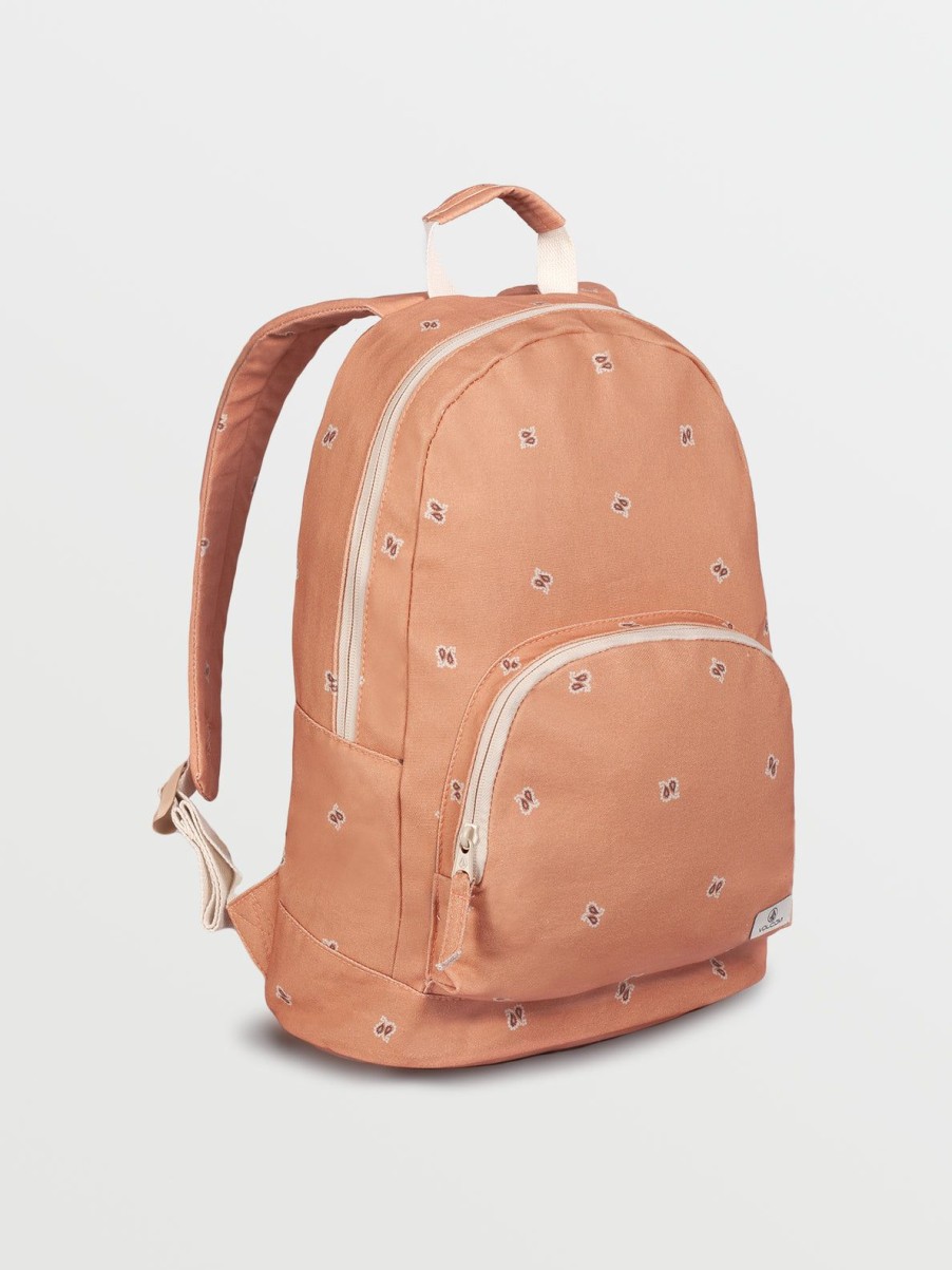 Women Volcom Bags & Backpacks | Schoolyard Canvas Backpack Clay