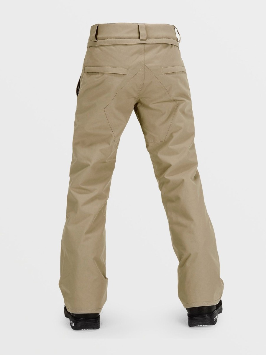 Kids Volcom Pants | Kids Freakin Chino Youth Insulated Pants Dark Khaki