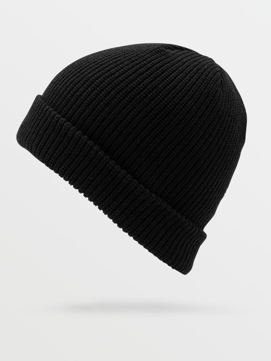 Men Volcom Accessories | Full Stone Beanie Black