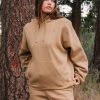 Women Volcom Hoodies & Sweatshirts | Stone Heart Ii Hoodie Mocha