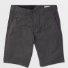 Men Volcom Golf | Frickin Modern Stretch Chino Shorts Charcoal Heather