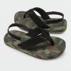 Boys Volcom | Little Boys Victor Sandals Dark Camo