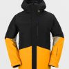 Men Volcom Jackets | Mens Vcolp Jacket Gold