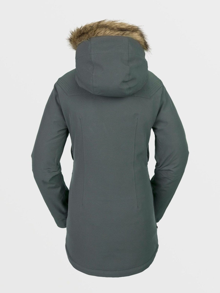 Women Volcom Jackets | Womens Shadow Insulated Jacket Eucalyptus