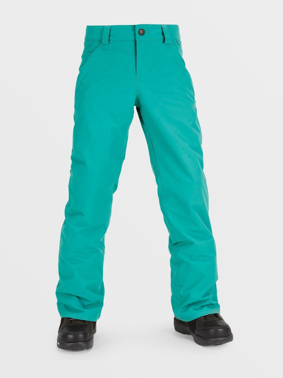 Kids Volcom Pants | Kids Frochickidee Insulated Pants Vibrant Green