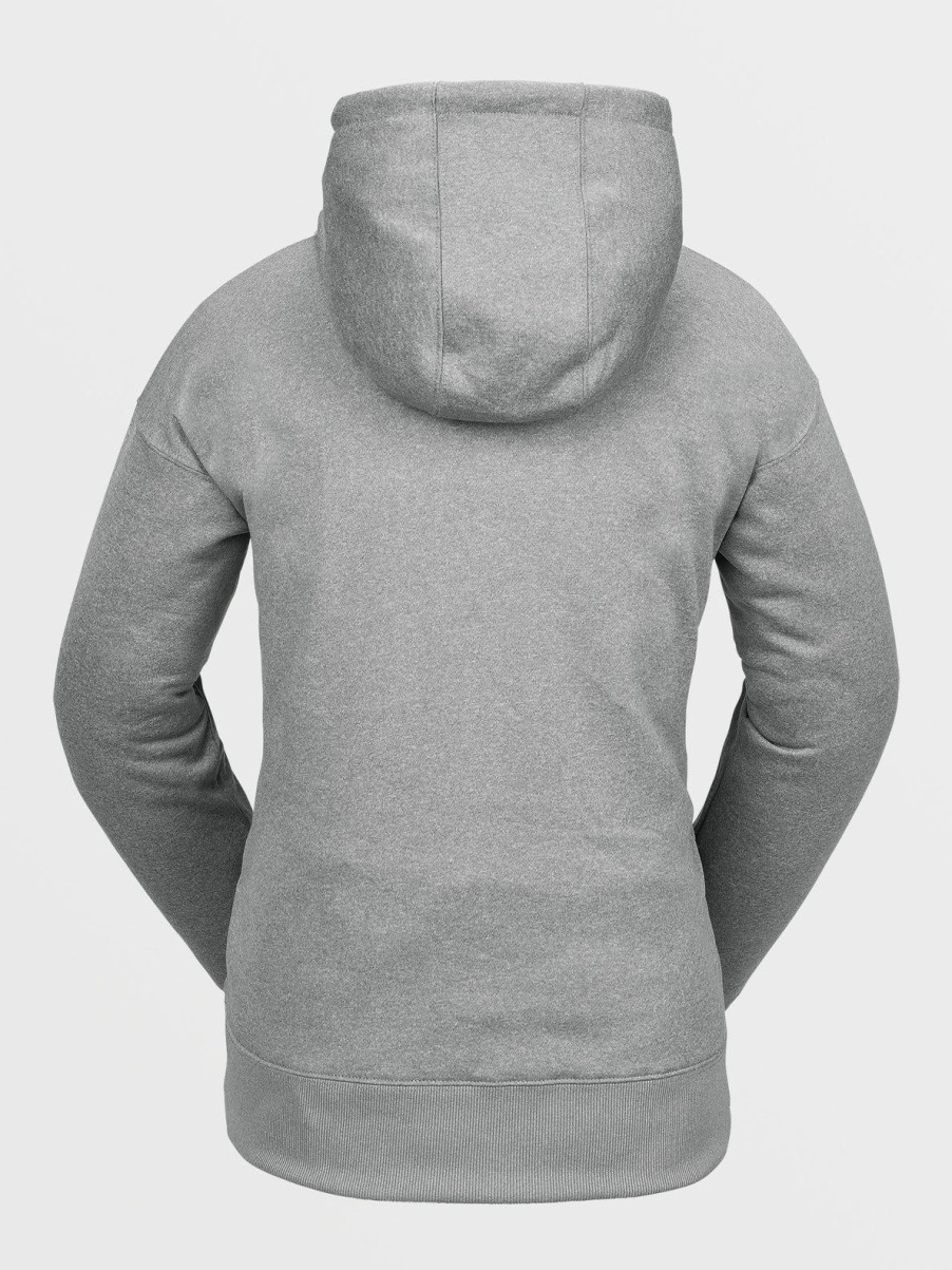 Women Volcom Layering | Womens Core Hydro Hoodie Heather Grey