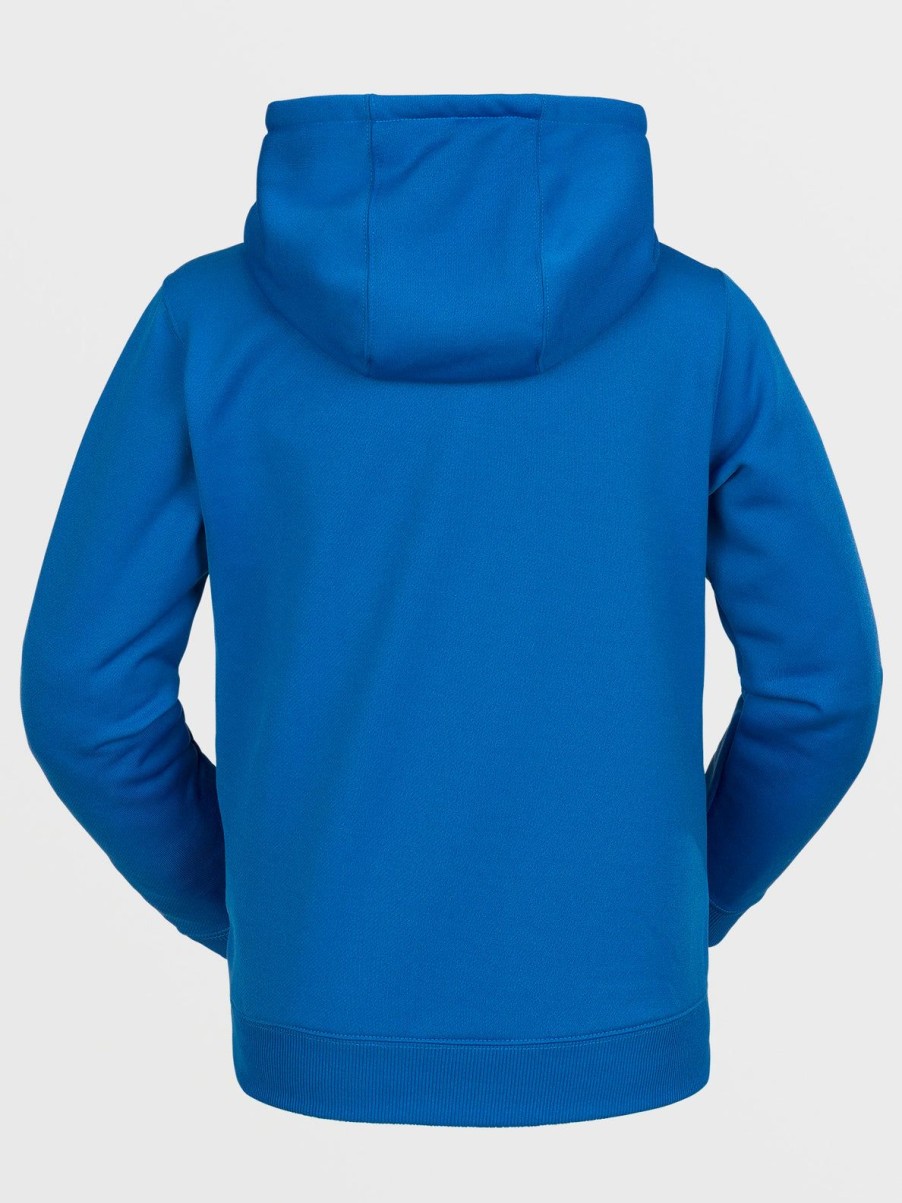 Kids Volcom Layering | Kids Riding Fleece Pullover Blue